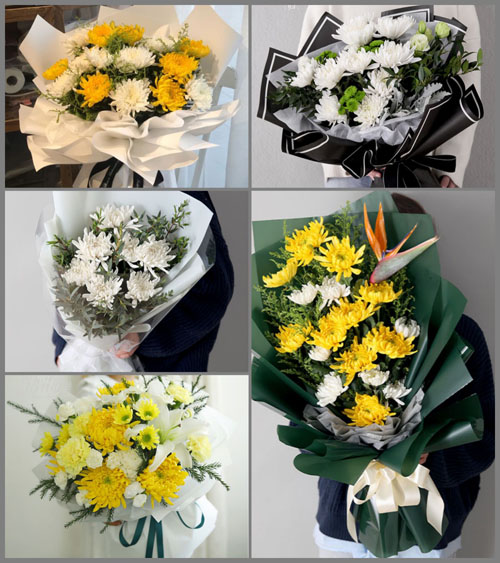 广东广州市增城区荔城街道城丰村白事花束代送